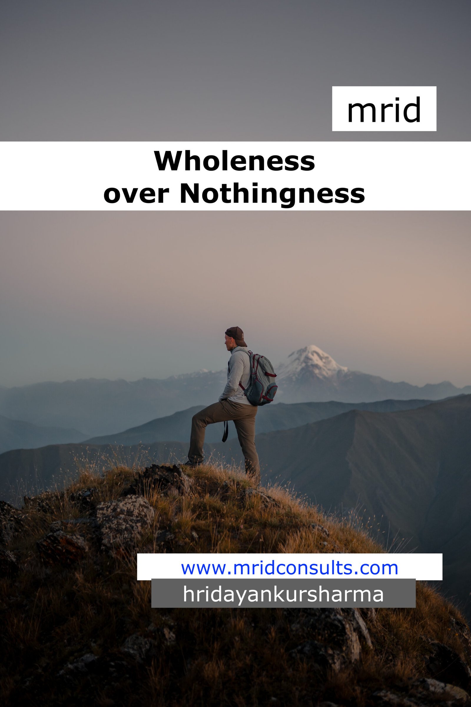 Wholeness over Nothingness